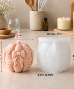 Bow Pumpkin Candle Mold - Image 3