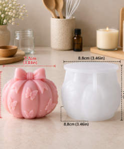 Bow Pumpkin Candle Mold - Image 5