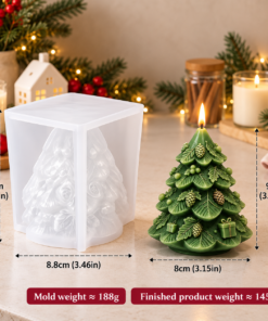 Viral Christmas Tree Candle Mold - Image 2