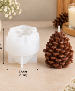 Pinecone and Squirrel Candle Mold - Image 2
